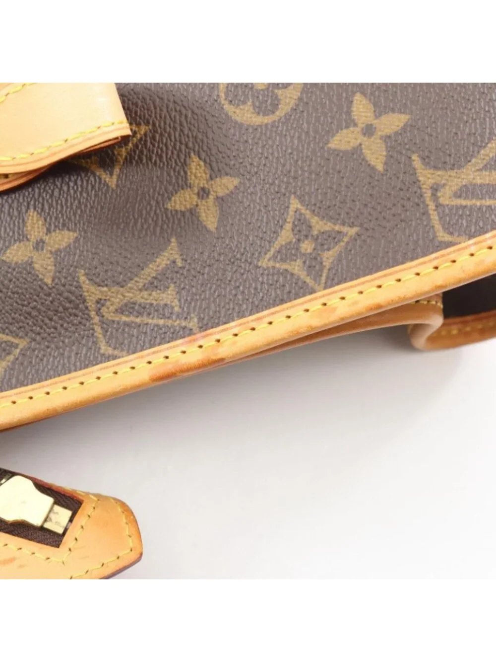 Louis Vuitton Tote Popincourt Canvas Leather